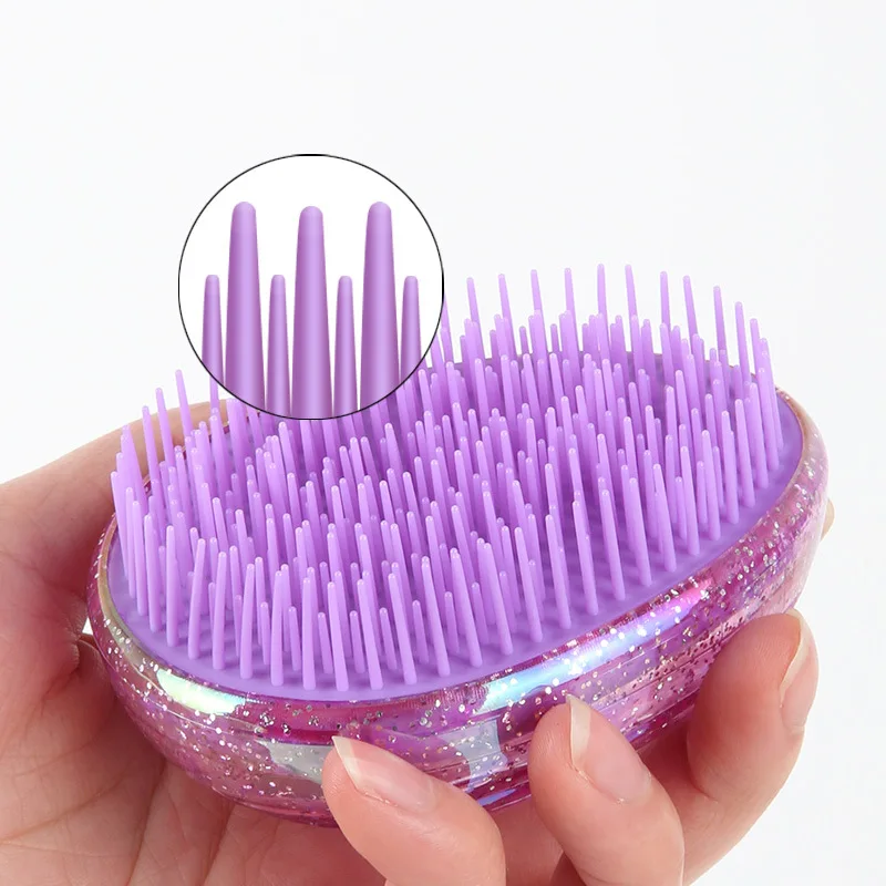

2022 Newest Shampoo Brush Handheld Scalp Meridian Massage Brush Shower Hair Comb Portable Shampoo Brush Hair Care Comb