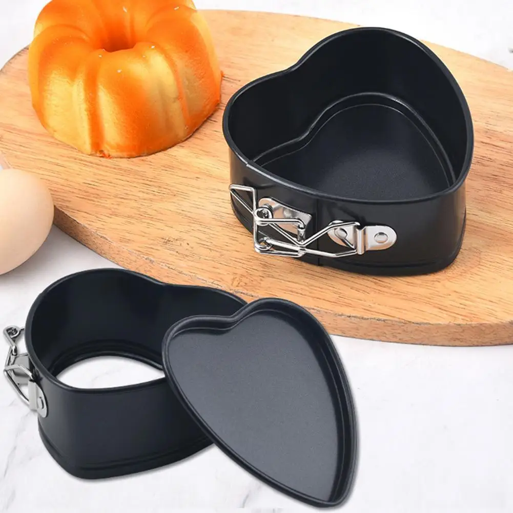 

Stainless steel Baking Mold Non-Stick Love Heart Shape Cake Pan Tin DIY Cake Mold Baking Cheese Bread Tray Kitchen baking tools