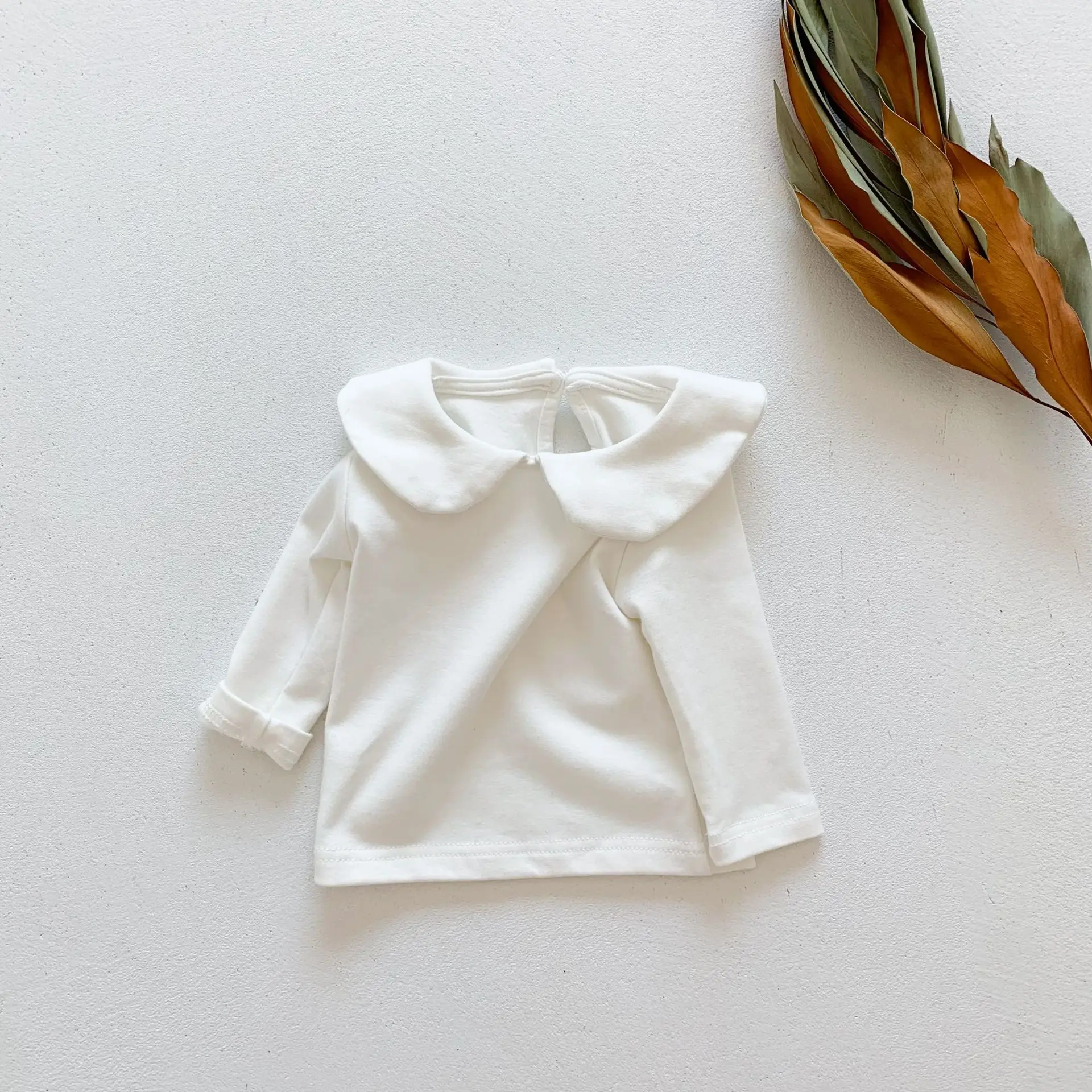 

2022 Spring and Autumn New Baby T-shirt Baby Long-sleeved T-shirt Kids Lapel Bottoming Shirt Tops Kids Clothing Kids Clothes