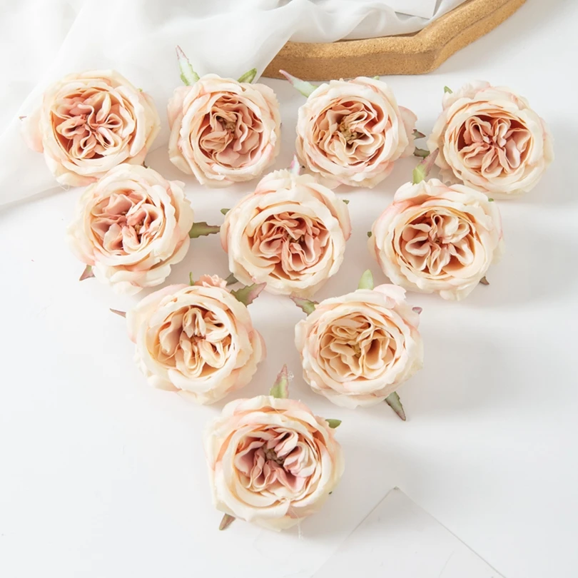 

Искусственные шелковые пионы TTCY, набор из 10 штук