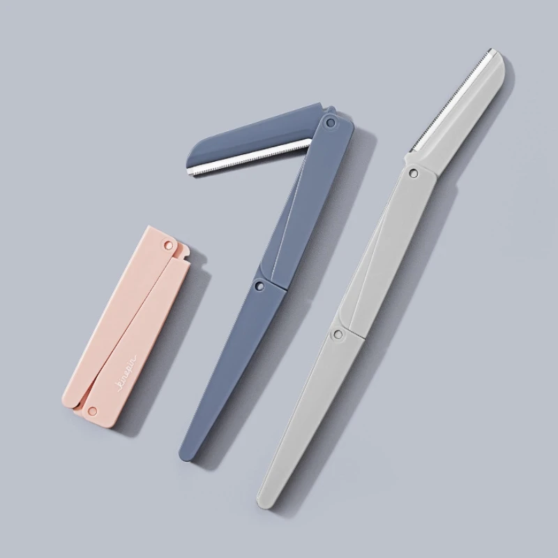 

3 Pcs Folding Portable Beginner Mini Eyebrow Trimming Wild Eyebrow Beautiful Cosmetic Tool Eyebrow Trimming Knife