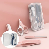 1 set convenient abs lightweight practical 4 in 1 baby nail scissor for children baby nail cutter baby nail clipper
