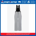 Брюки утепленные для девочек glissade, серый