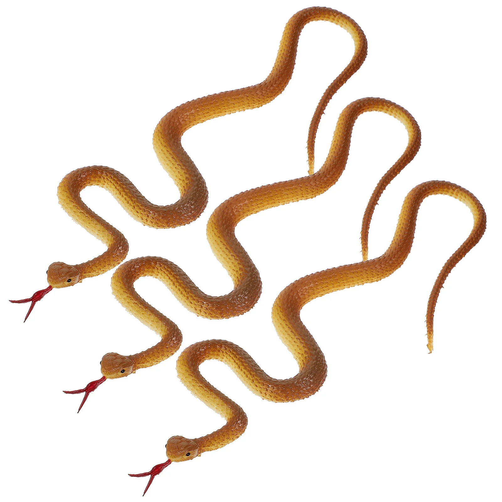 3 шт. имитация мягкой резиновой змеи