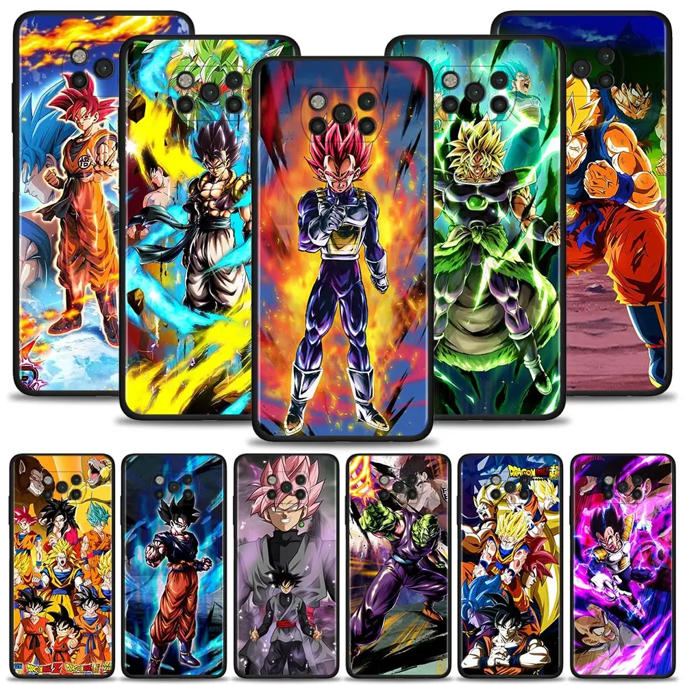 

Son Goku Anime Dragon Ball Phone Case For Xiaomi POCO X3 NFC M3 M4 pro 12 12X 11T 11 10T Lite 10T Pro 9T Note 10 Lite Cover