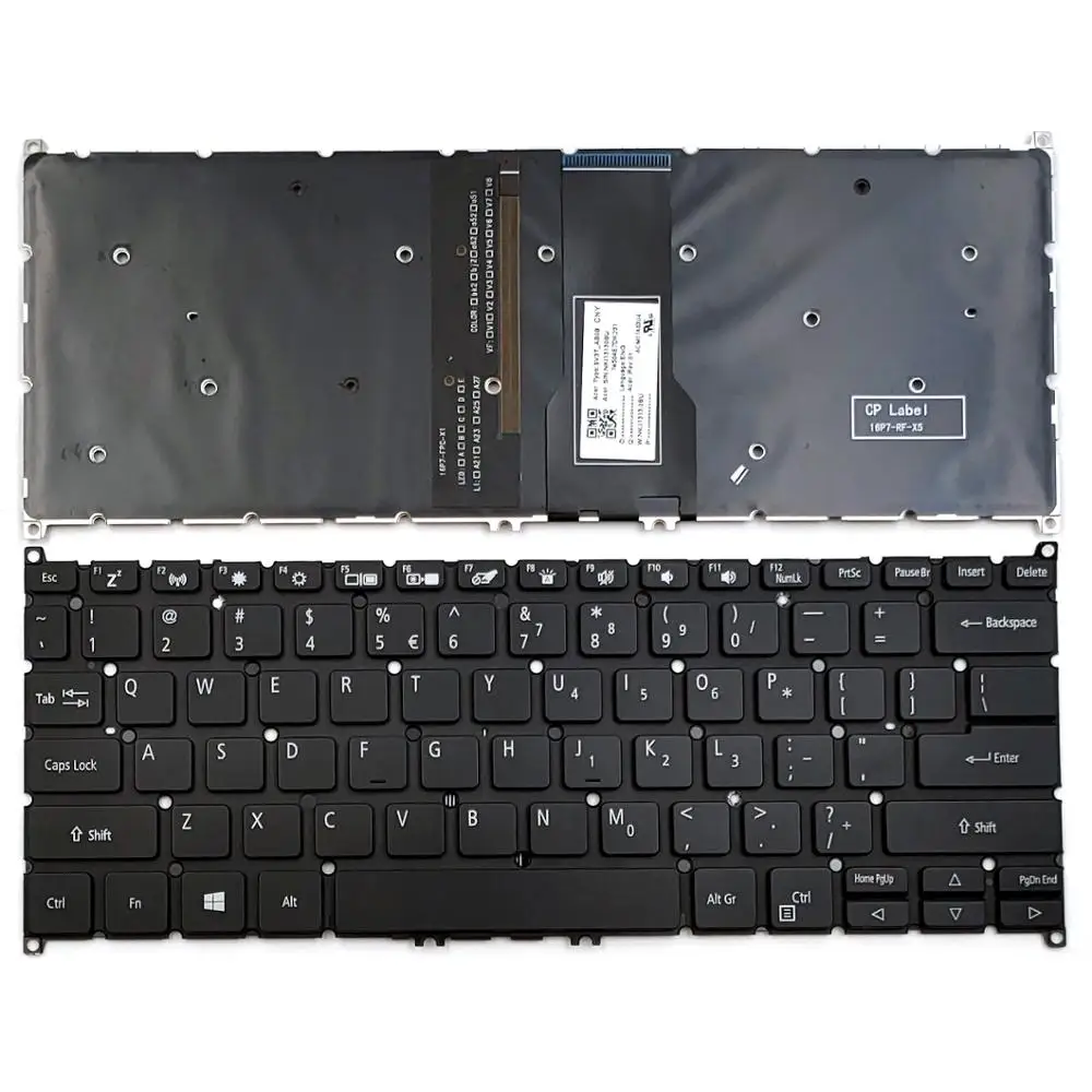 

New For Acer Spin 5 SP513-52N SP513-52N-3478 SP513-52N-3978 SP513-52N-52PL SP513-52N-52VV Laptop Keyboard US Backlit