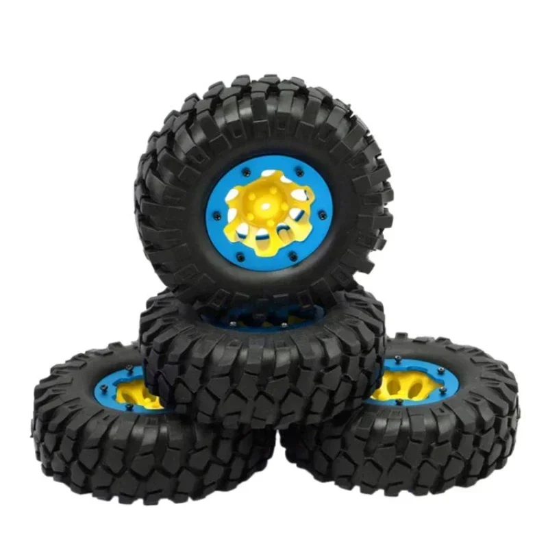1.9&quot Tires 108mm Wheel 12mm Hex Hub For SCX10 RC Telecontrol Model Car Climbing Tyre Simulated Gravel Tire High Quality
