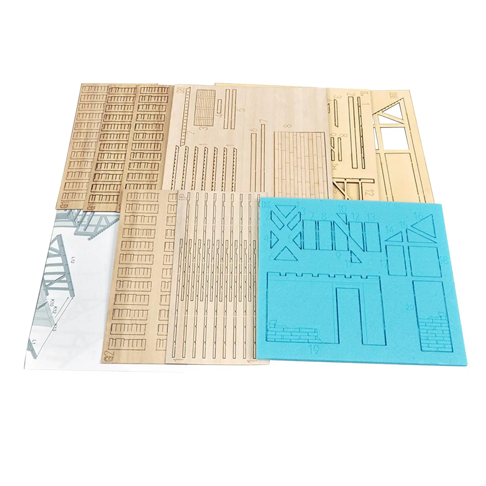 

Масштаб 1:35 архитектура два этажа здания руины деревянный дом для песочного стола миниатюрные сцены Диона раскладка железнодорожная станция