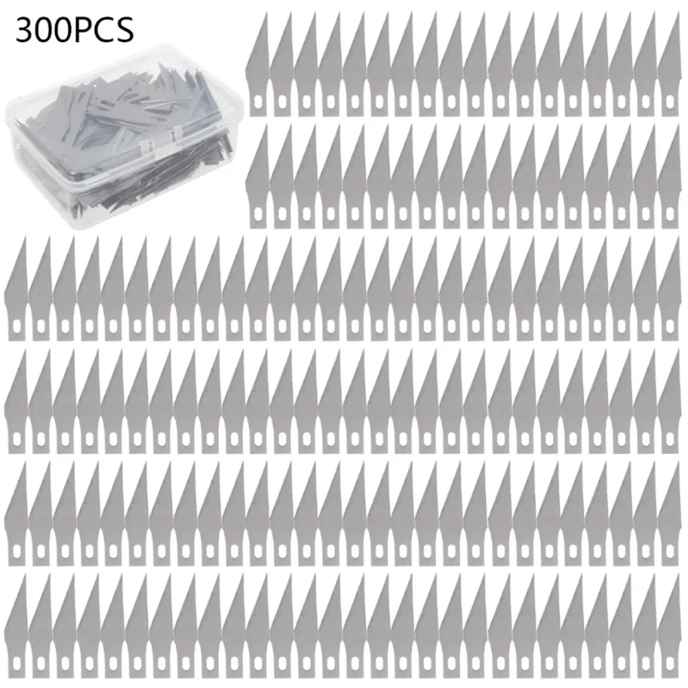 300PCS 11# Blades Stainless Steel Engraving Knife Blades Metal Blade For X-Acto Exacto Tool SK5 Graver Hobby Style Multi Tool