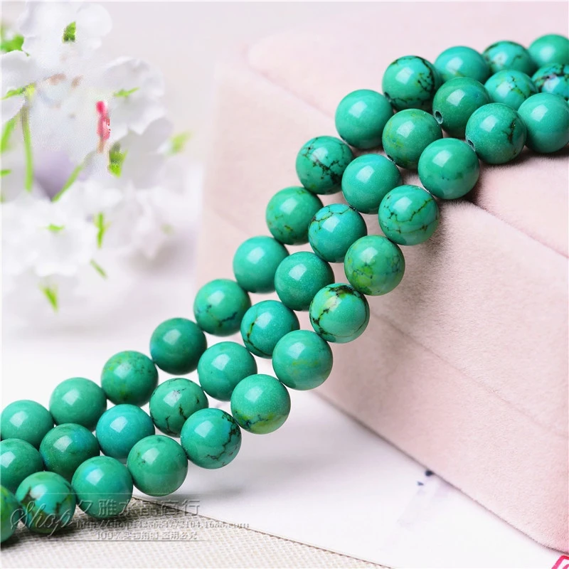 

Fashion Turquoise Loose Beads DIY Jewelry Accessories String Beads Semi-finished Jewelry Necklace Bracelet Making