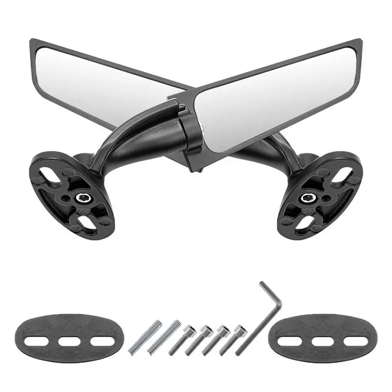 

Motorcycle Rearview Mirror Back Side Mirror Modification Side Replacement Adjustable Multi Angle Fairing Rotating Moto Accessory
