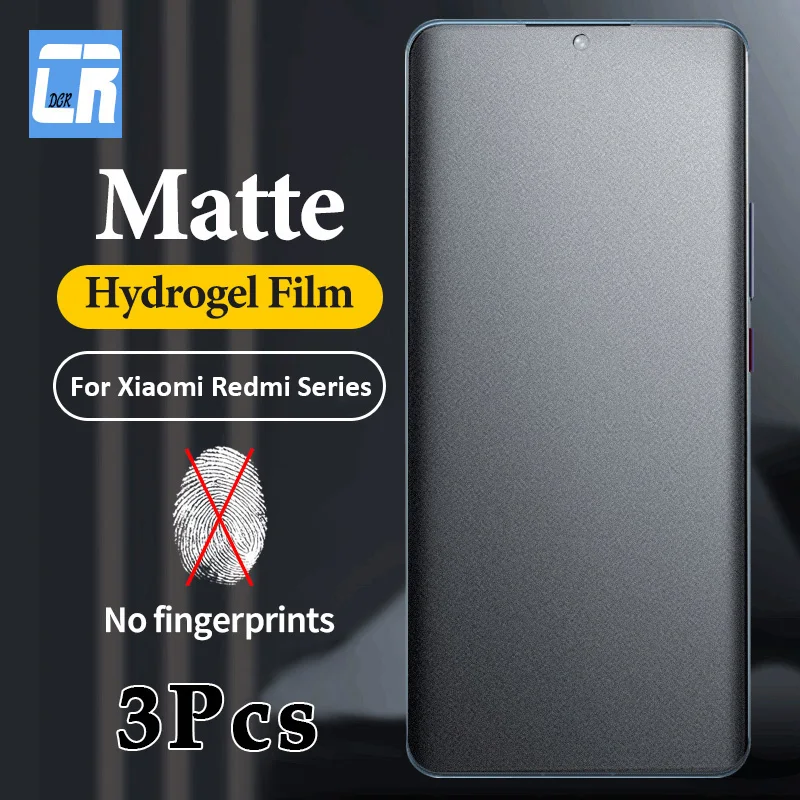 

1-3pcs Matte Hydrogel Film for Xiaomi 13 Ultra 12 Lite 12X 10T 11T 12T Poco C51 C50 Screen Protector Redmi Note 12s 11 10 9 Pro