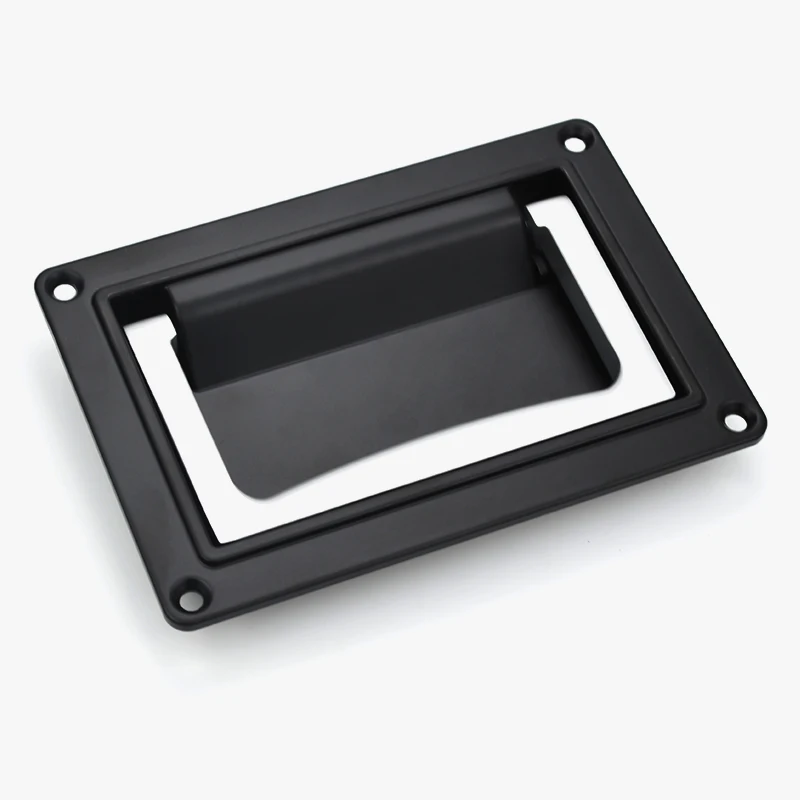 

Handle Industrial Rectangle Shaped Metal Zinc Alloy Embedded Folding Handle Tool Box Chest Pull Handle 130*91mm