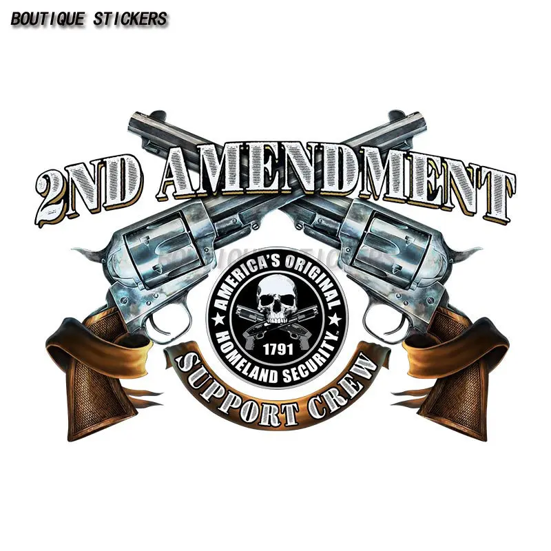 Наклейки с надписью «Поддержка экипажа перекрестных пистолетов»