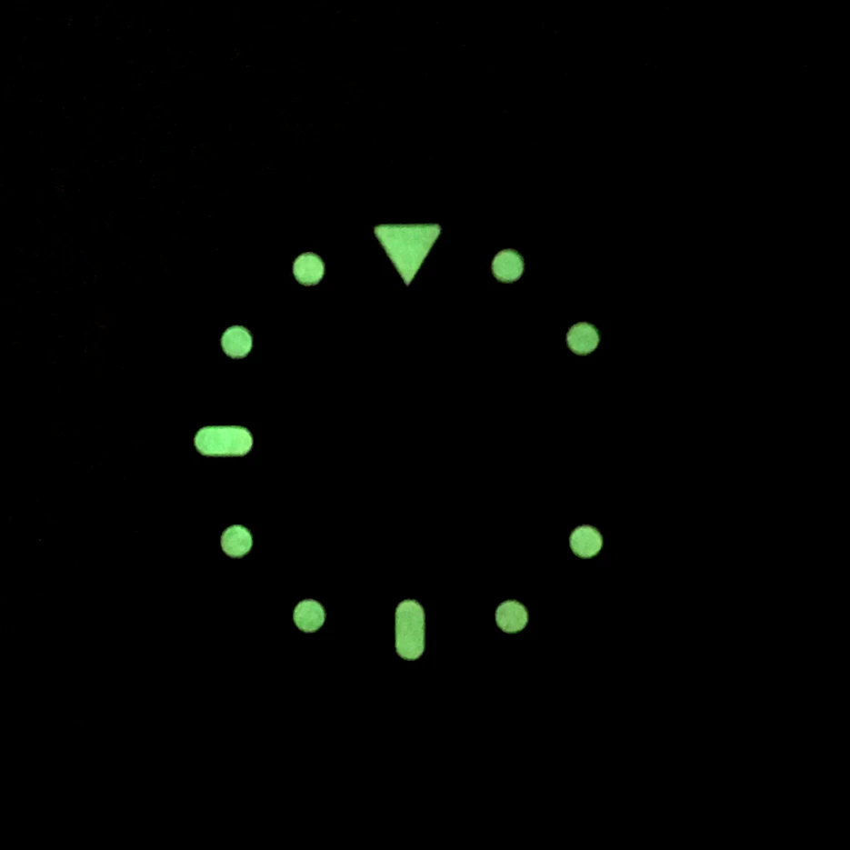 S 28.5mm Watch Dial Dial Replacement Modified Dial Luminous Lettering for NH35A Movement BD2-2