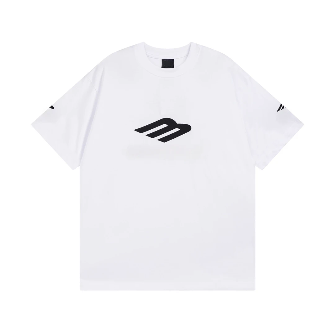 

Summer Cotton Men's and Women's BL Label Round Neck Short Sleeve Casual T-shirt High quality casual design T-shirt