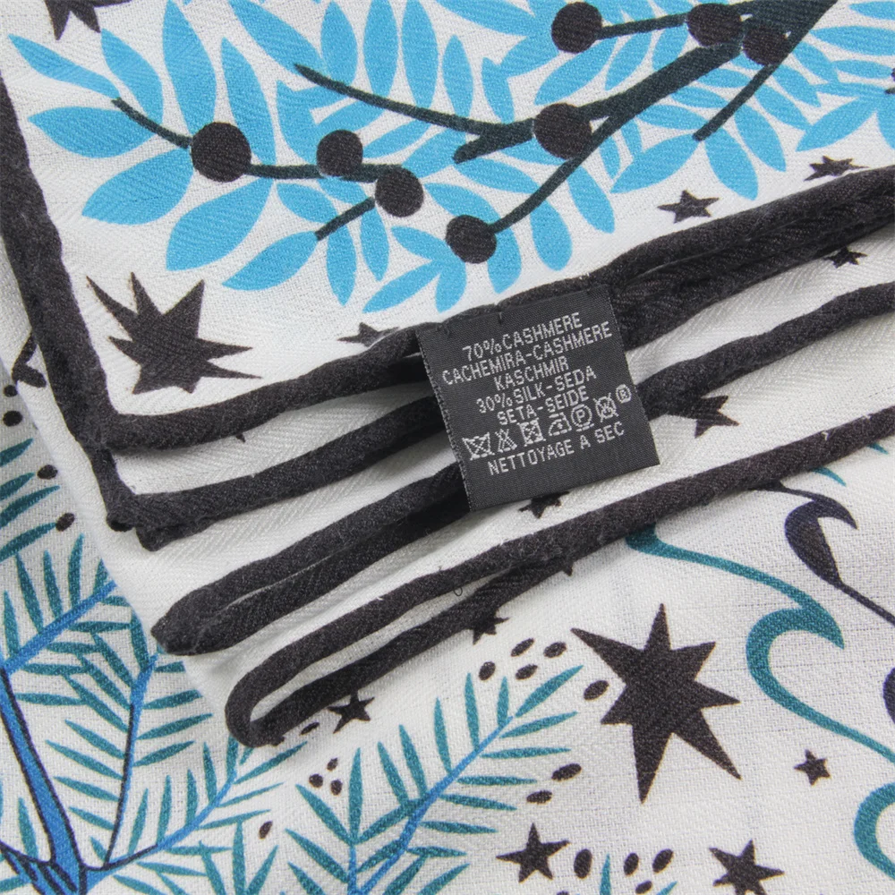 Женский шелковый шарф с принтом в ассортименте