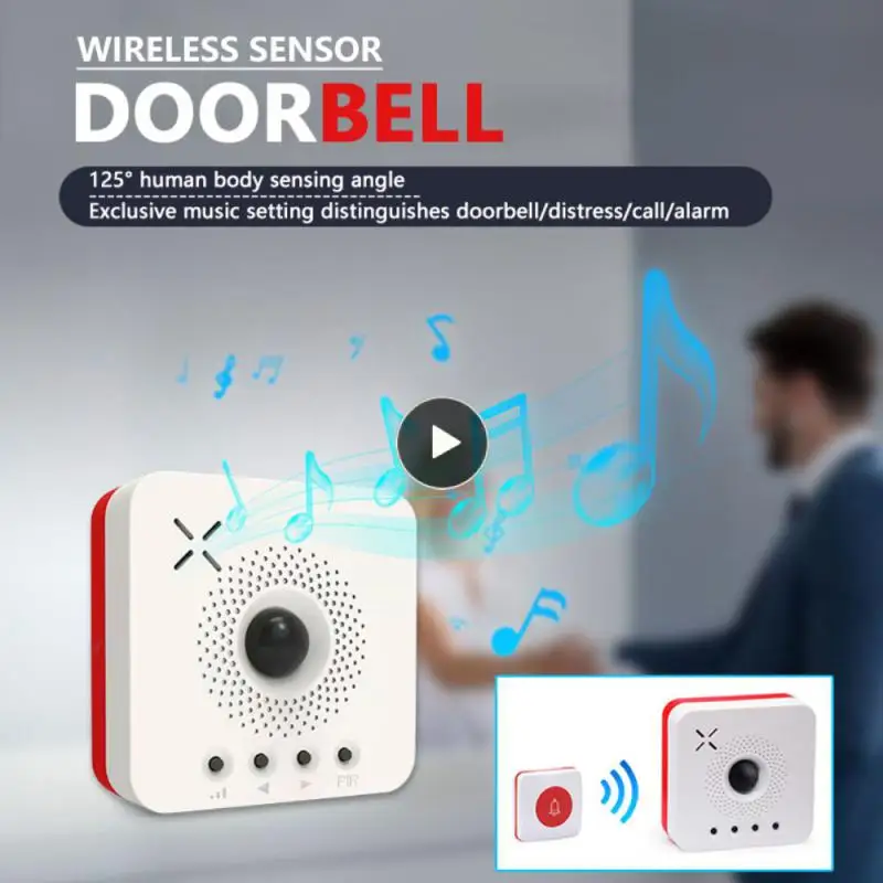 

Wireless Induction Doorbell Human Body Induction Store Visitor Alarm Bell Office/home Security Anti-theft Doorbell