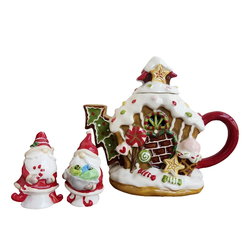 Керамическая скульптура чайник для мороженого кофейник поделки из подарков на