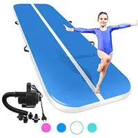 Large Size Yoga Gym Mat Track For Sale Customized 10M Inflatable Airtrack Floor Mattress For Taekwondo Training DWF Air Floor