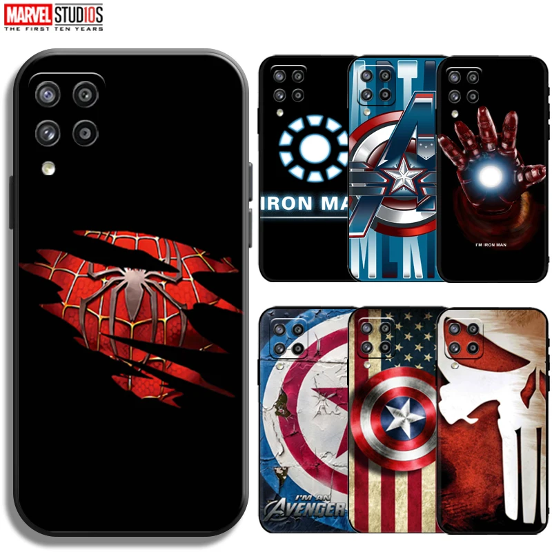 

Marvel Avengers Logo Phone Case For Samsung Galaxy M12 M12 India Carcasa Funda Ultra-Thin Back Soft TPU Bumper Silicone Cover