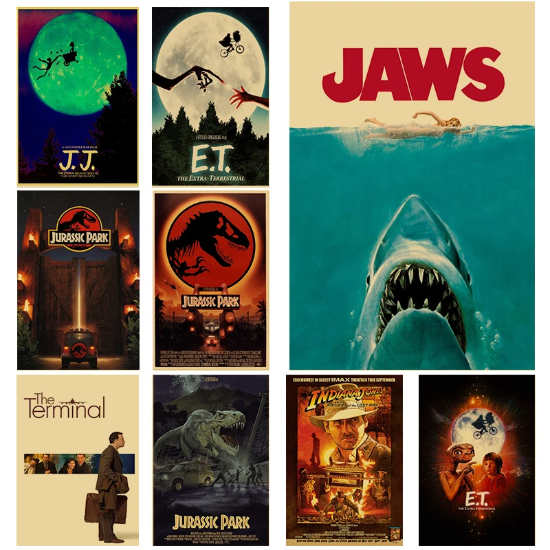

Vintage Movie Posters and Prints Bar Cafe Kitchen Living Room Decor Painting Kraft Paper Wall Sticker Art