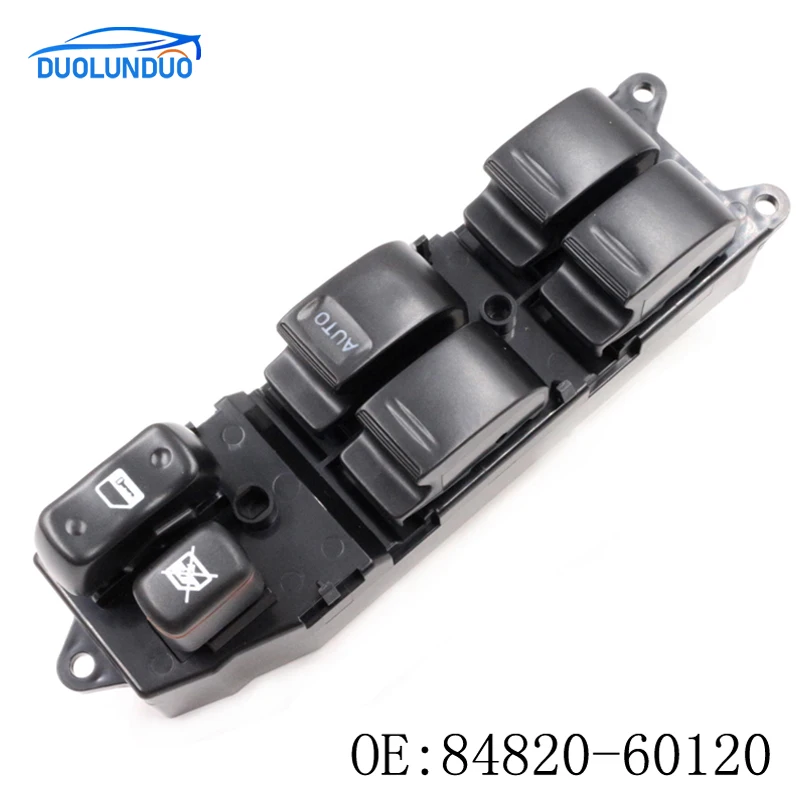 

New 84820-60120 For Toyota Land Cruiser 100 Series 1998-2002 Front Right Power Window Switch HD 84820-60120