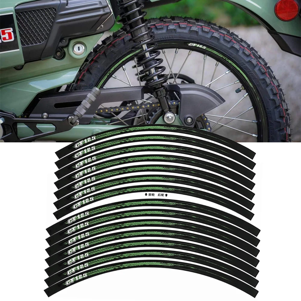 

For Honda CT125 New Motorcycle Parts Wheel Reflection Waterproof Wheel Sticker for Hunter Cub 2019 2020