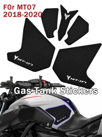 Для Yamaha MT-07 MT07 mt mt 07 mt-07 2018 2019 2020 наклейка на защита топливного бака мотоцикла, накладки на бак, наклейки на бензобак