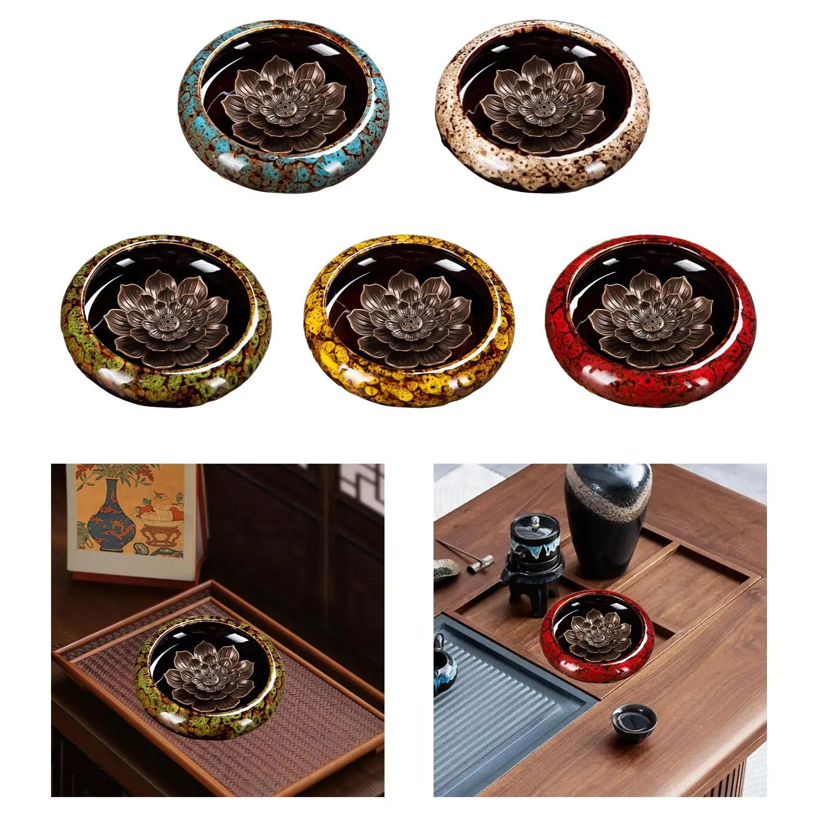 Держатель для благовоний палочек держатель в форме лотоса удобная элегантная