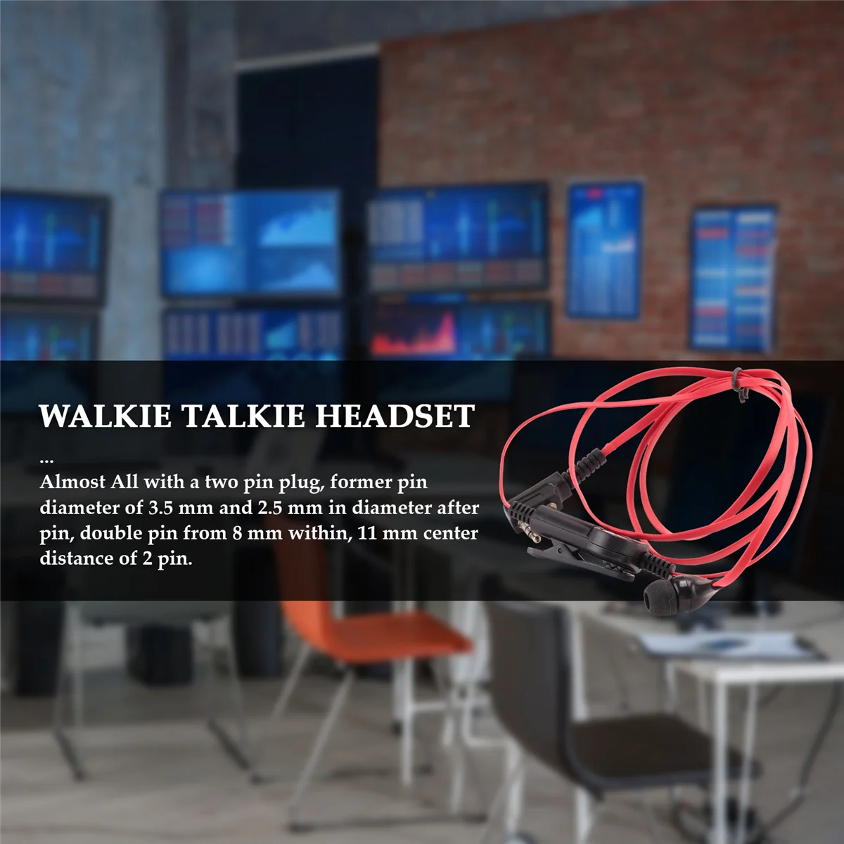 2-контактный стиль лапши наушники-вкладыши с разъемом K гарнитура для Baofeng Uv5R Bf-888S