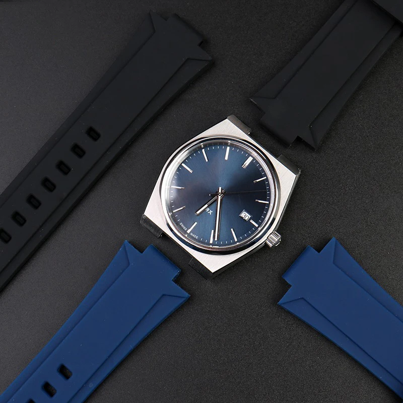 rubber strap For Tissot PRX Super Player T137.407/410 series waterproof men's sports  silicone watch band accessories