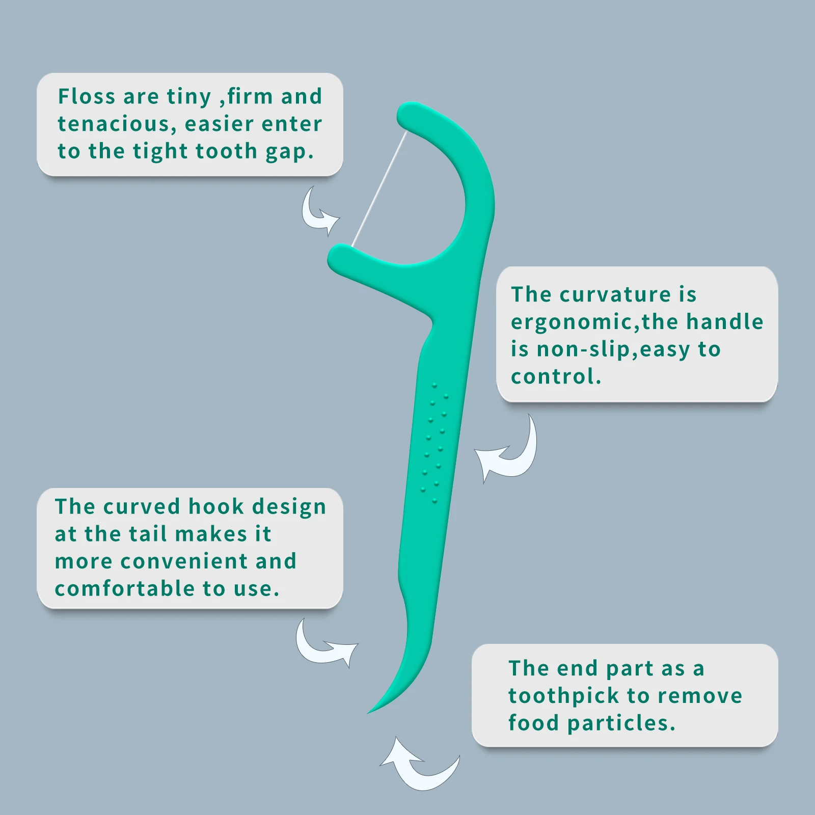 Рисунок 5 - пластиковые зубочистки с мятным