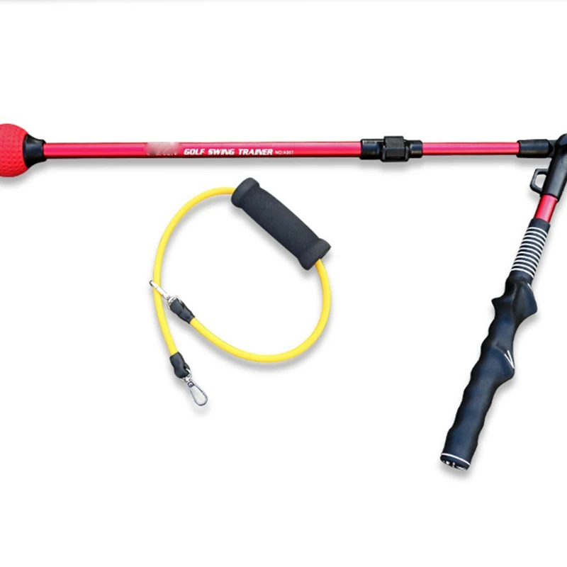 

Folding Golf Swing Trainer Stick Posture Corrector Practice Swing Training Aids