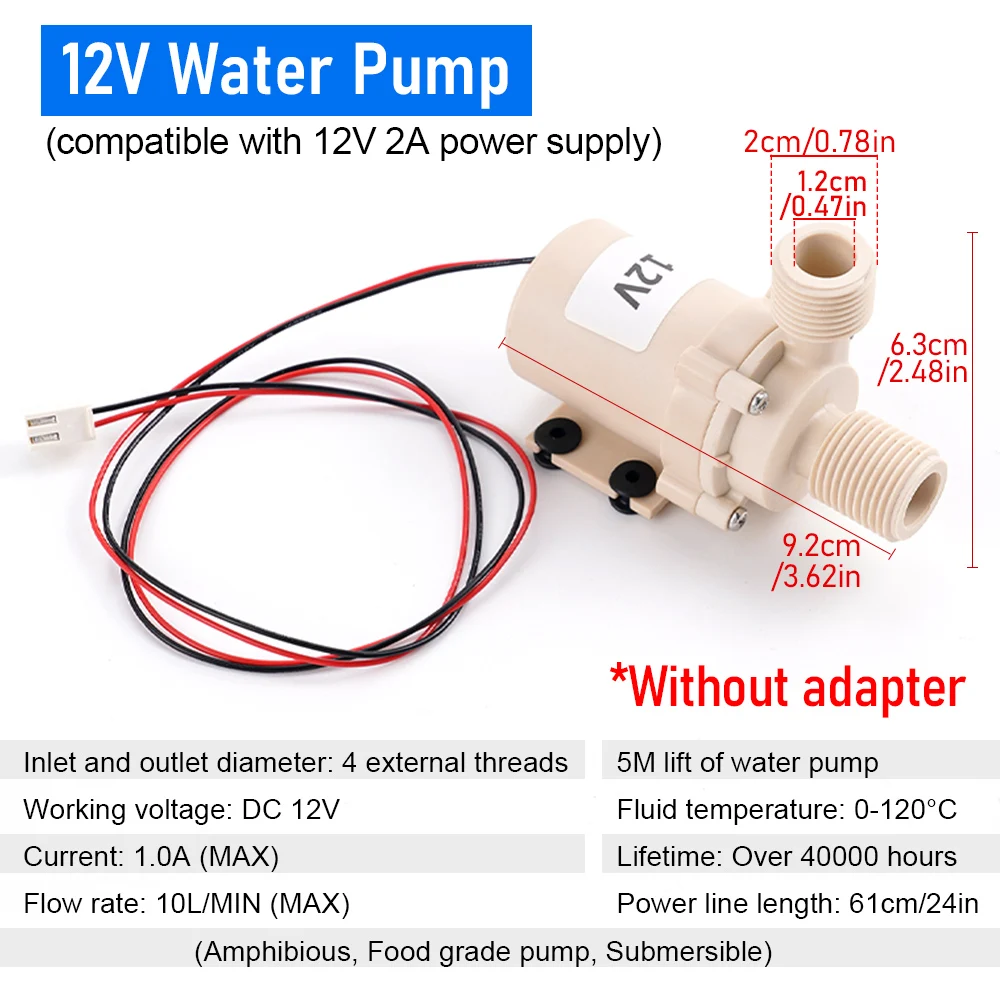 

KingHui Погружной солнечный насос 12/24В