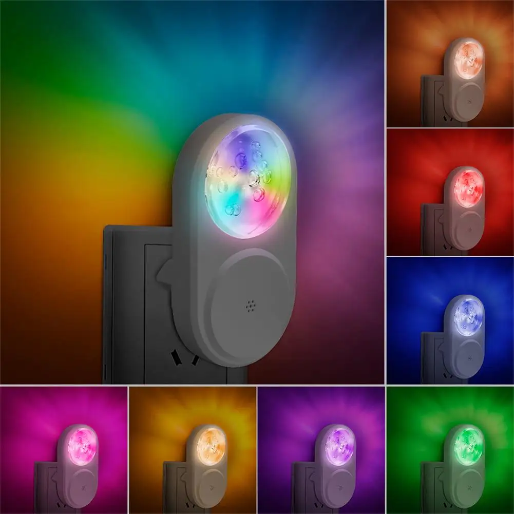 

2cps Led Light Control Night Light Baby Room Rgb Colorful Atmosphere Light For Bedroom Corridor Decor