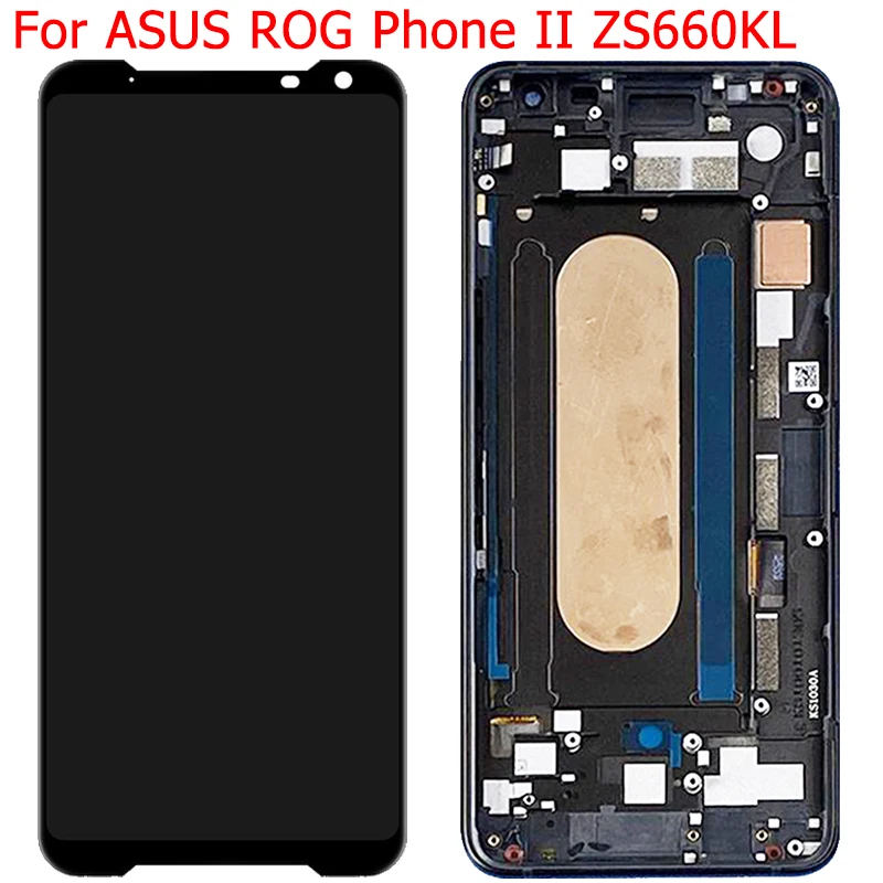 ЖК-экран для ASUS ROG Phone II ZS660KL 6 59 дюймов ASUS_I001DE 2 I001DA ЖК-дисплей сенсорная панель -