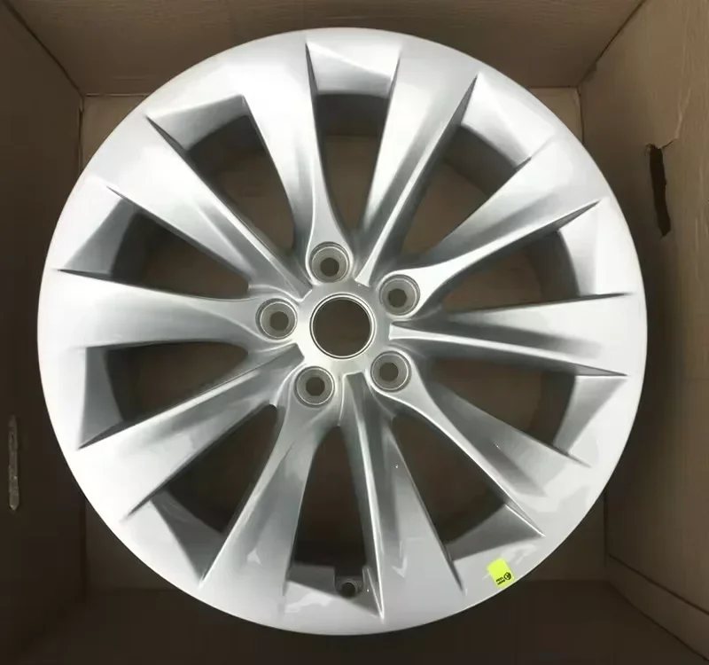 Автоматическая ступица колеса 19 дюймов 8 0J ET40 обода из сплава серебристая для Tesla