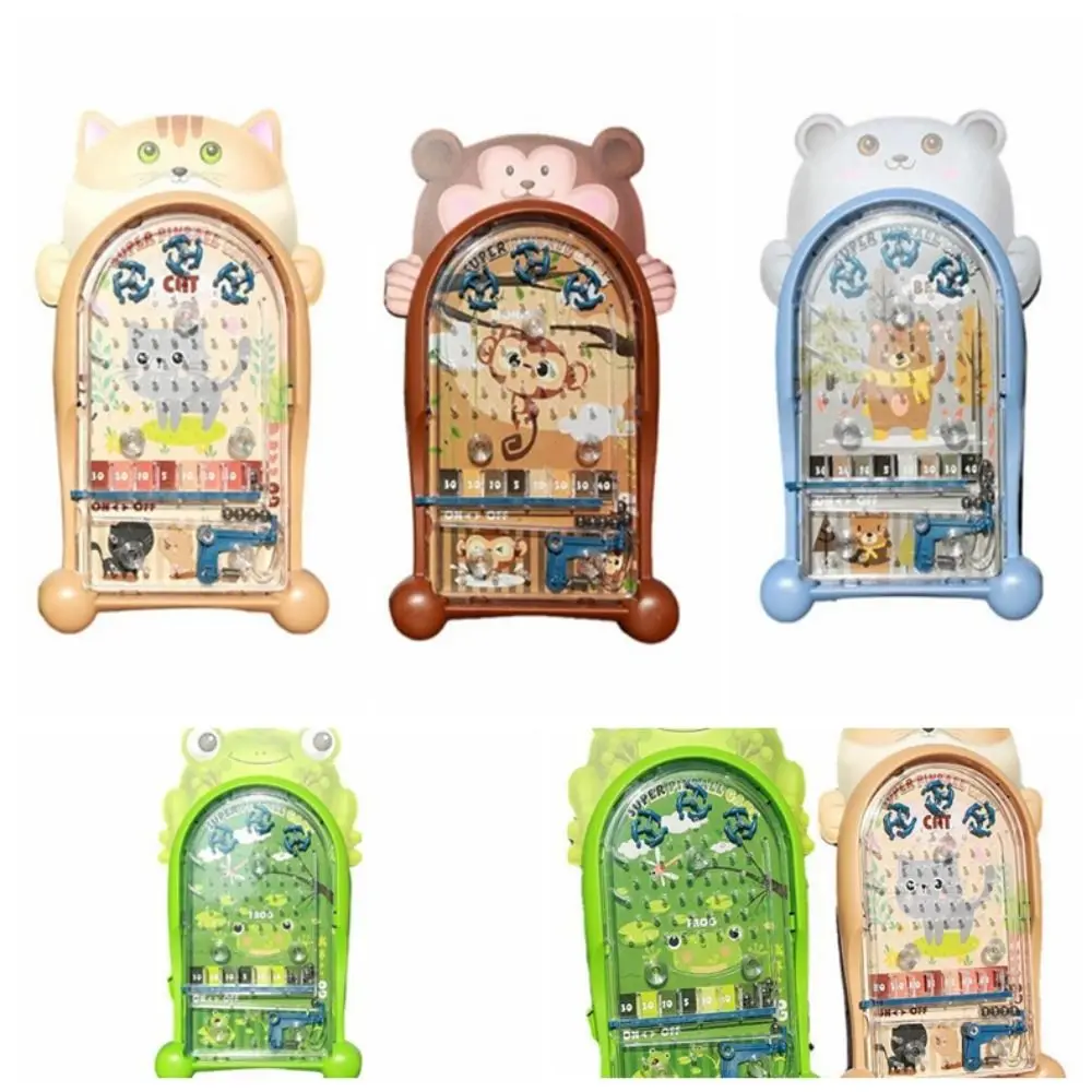 

Monkey Desktop Pinball Game Machine Pinball Game Toy Little Bear Parent-Child Interactive Frogs Shape Birthday Gifts