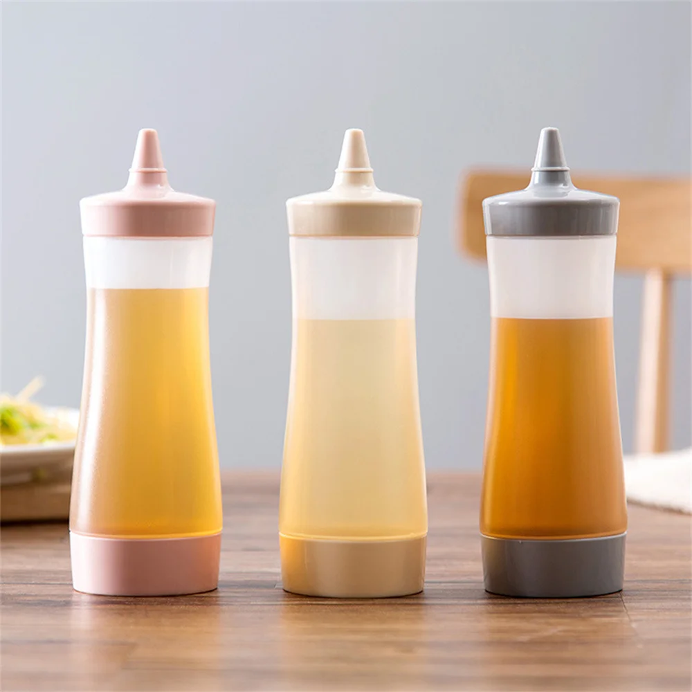 

Condiment Squeeze Bottle Sauces Dispenser Kitchen Accessories Salad Vinegar Ketchup Olive Oil Gravy Condiment Dispenser Plastic