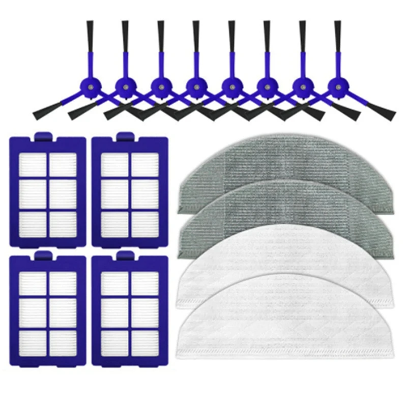

Replacement Side Brush Hepa Filter Mop Pads For Eufy Robovac X8 Hybrid Robot Vacuum Cleaner Accessories