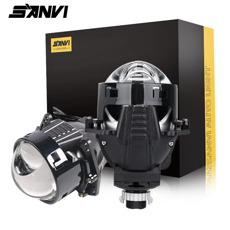 

SANVI S10 Bi Светодиодные проекционные линзы 3,0 дюйма для H4 H7 9005 9006 Автомобильные фары Hella 3R G5 модифицированные Проекционные линзы автомобильные аксессуары