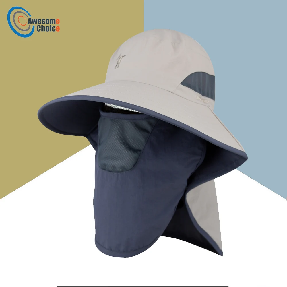 

Fishing Sun Proof Waterproof Hat Cap Male Men UV Protection Shade Fisherman Hats Super Thin Quick Drying Caps For Outdoor Travel