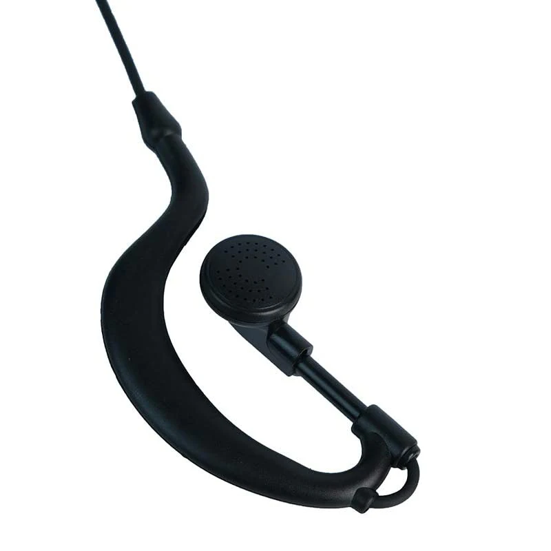 Risenke G Shape Walkie Talkieds Headset with Mic PTT for Kenwood TK-2107 TK-3107 BaoFeng Uv-5r Bf-888s 2 Way Radio(10 Packs)