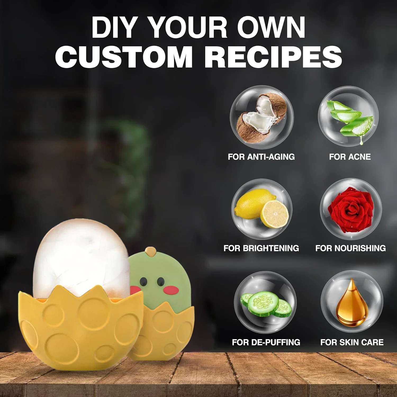 Силиконовые кубики льда для ухода за кожей лифтинга и контуринга