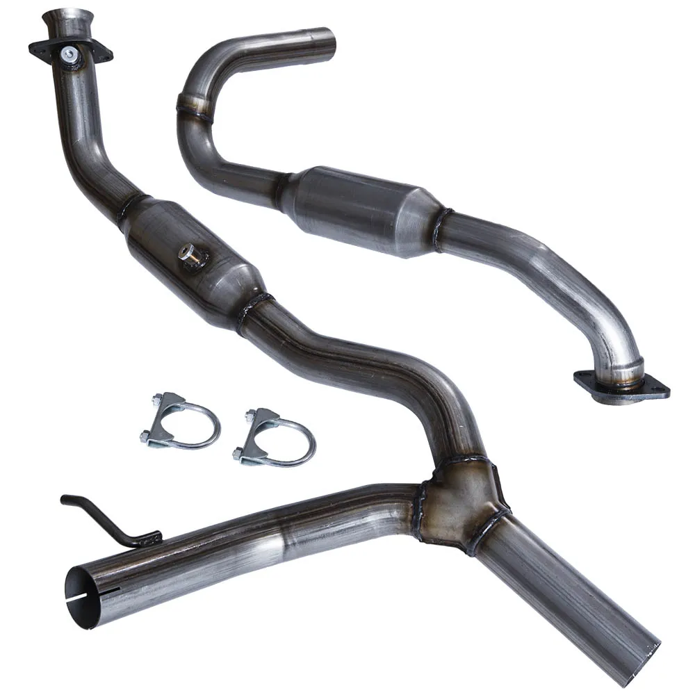 

Pair LH+RH Catalytic Converter Stainless Steel For Ford F150 4.6L 5.4L AWD