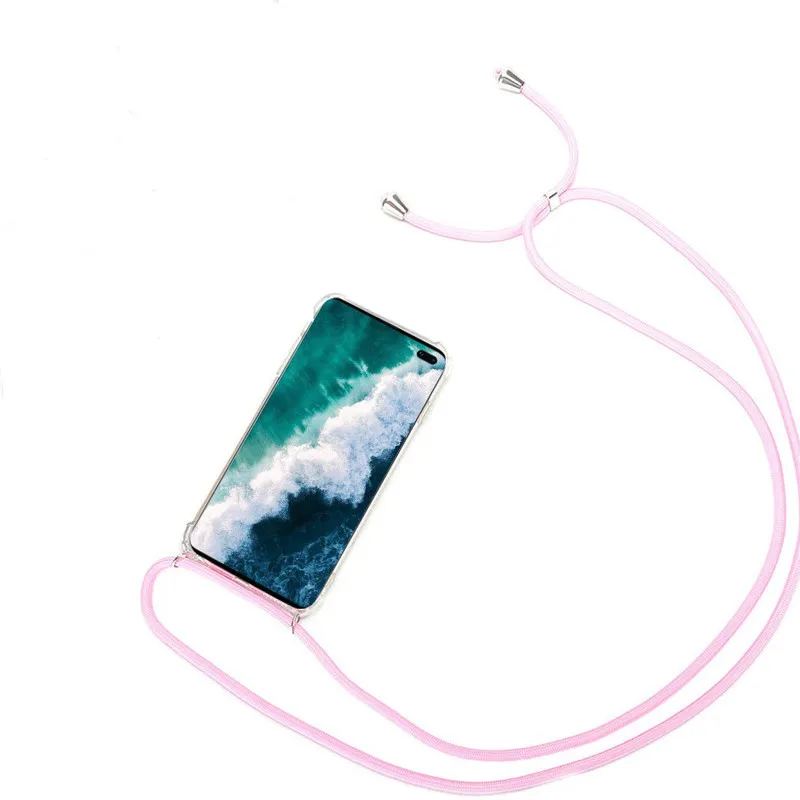 Strap Cord Chain Case Cover Redmi Note 9 8T 8 7 6 5 9 9A 9C 8 8A 7 7A Necklace Lanyard Case Cover For Xiaomi Mi 9 A3 Lite CC9E