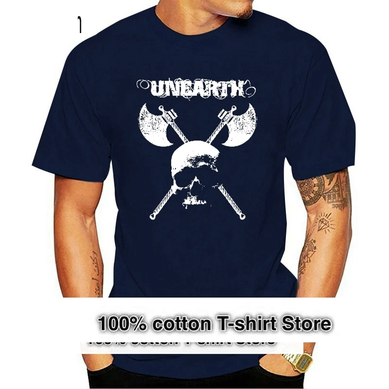 

Новая Черная футболка Unearth Band Tour, размер S-5XL