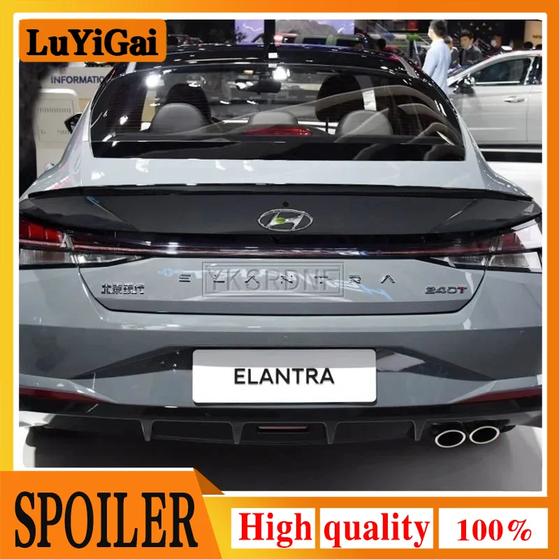 Задний спойлер из АБС-пластика для Hyundai Elantra 2020 2021