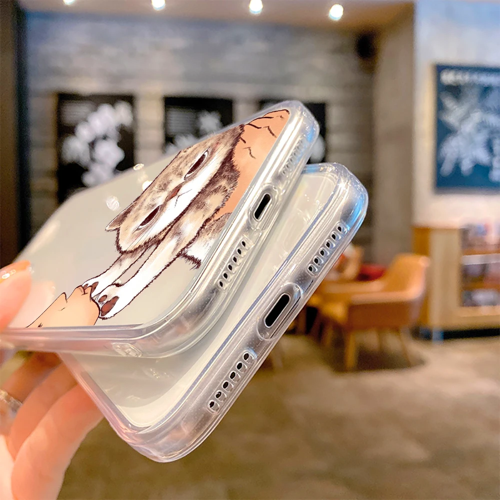 cute cat luxury ultra thin clear phone case for apple iphone 11 12 13 pro max 12 13 mini x xr xs max se 6 7 8 plus celular free global shipping
